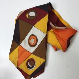 Vintage Retro 70's Vibe Groovy Men's Tie